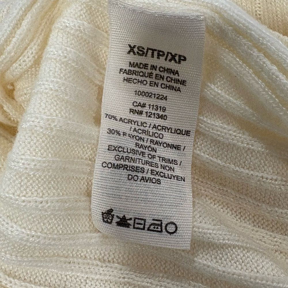 Garage Cream Ribbed Sweater - Picture 4 of 8